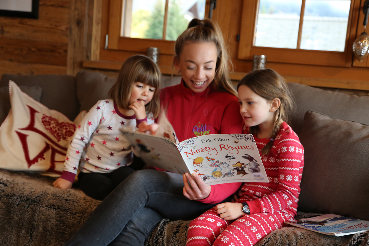 Private Nanny reading to children